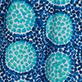 View Women's Cobblepath Delray Beach Tunic - Blue circular mosaic pattern with white and turquoise geometric designs