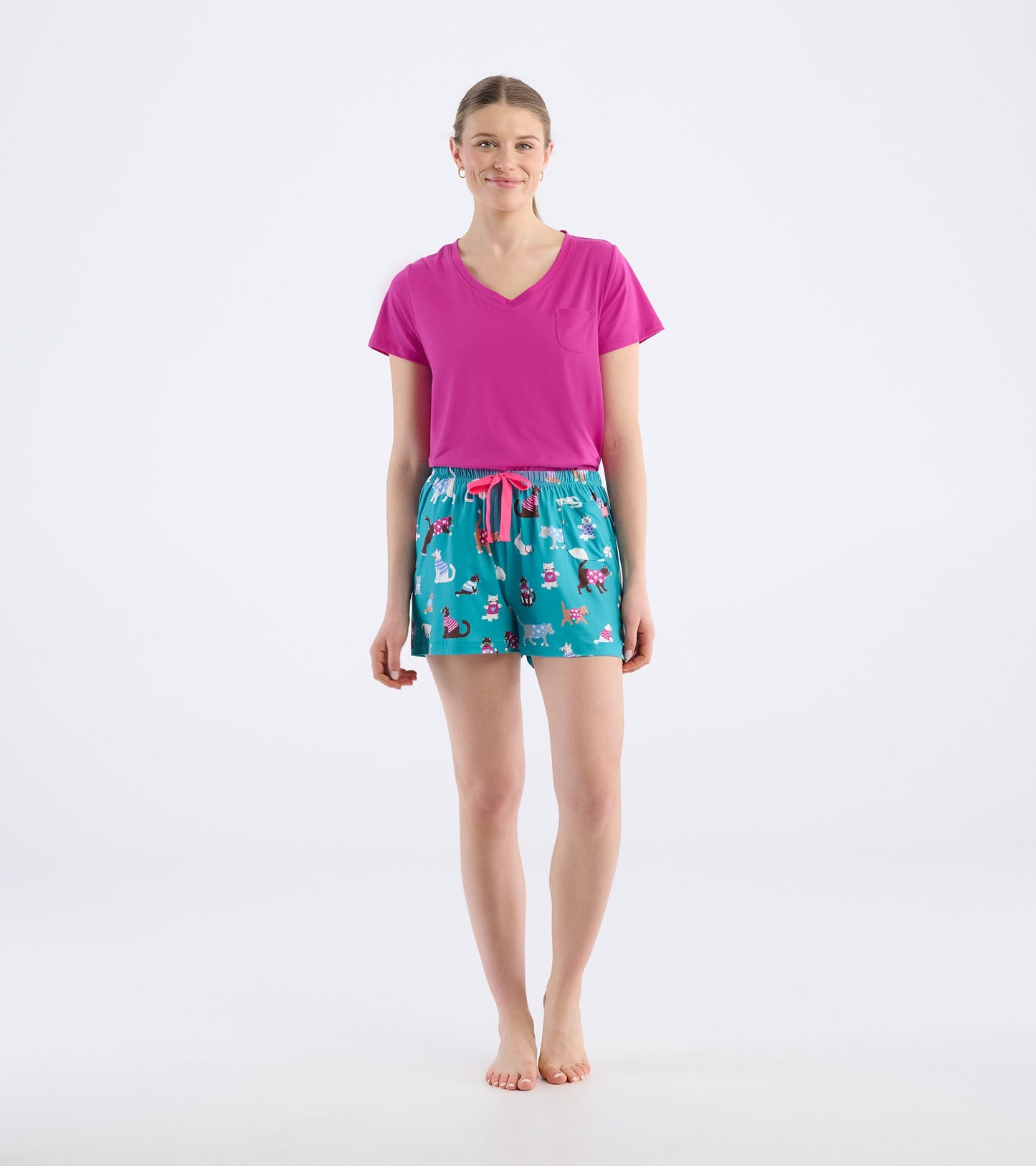 Short de pyjama pour femme – Chatons mignons