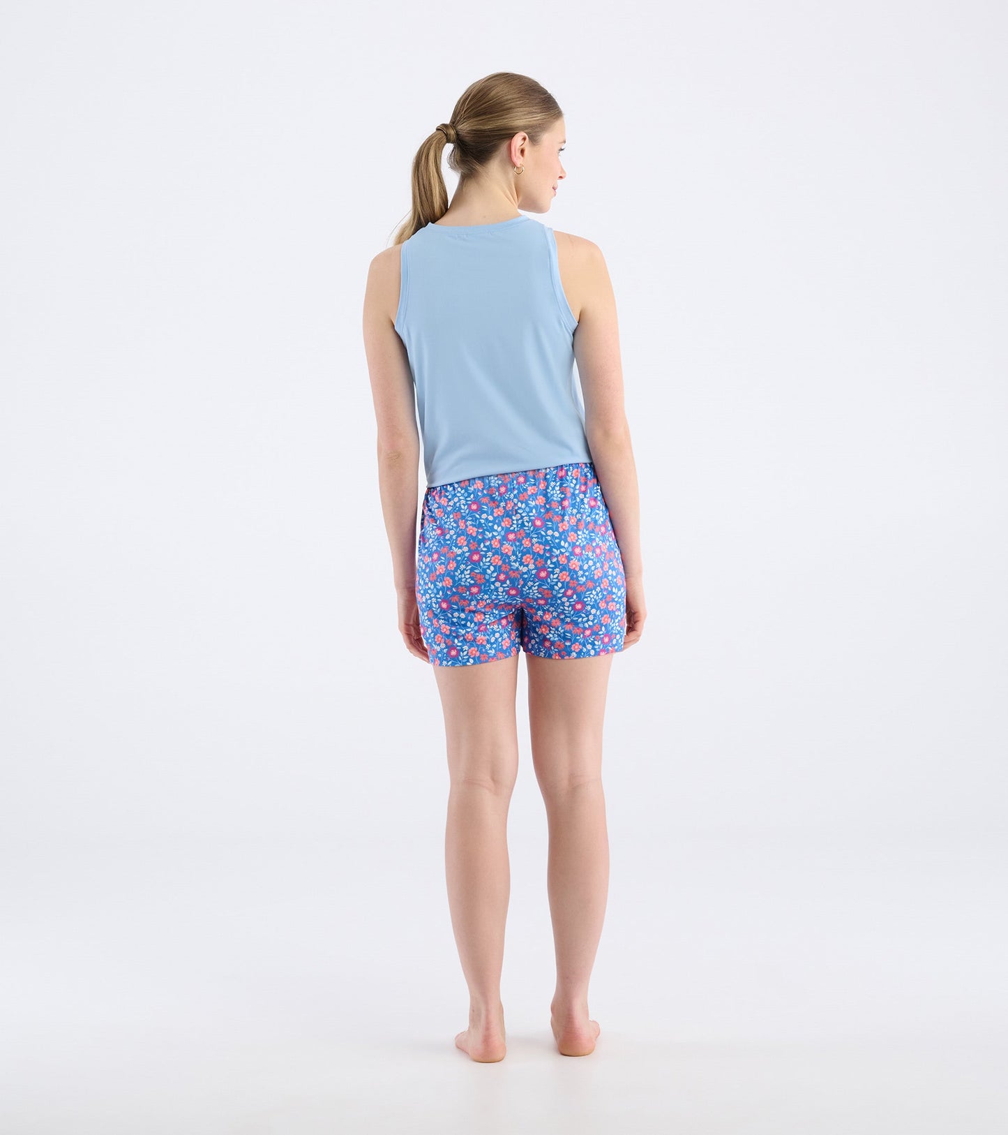 Short de pyjama pour femme – Jardin de fleurs