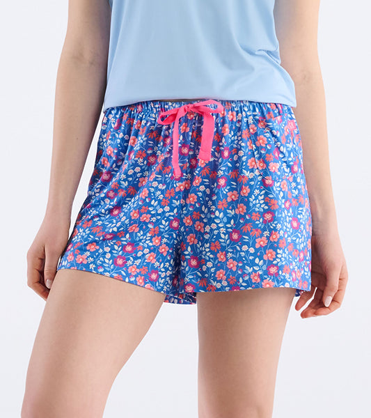 Short de pyjama pour femme – Jardin de fleurs