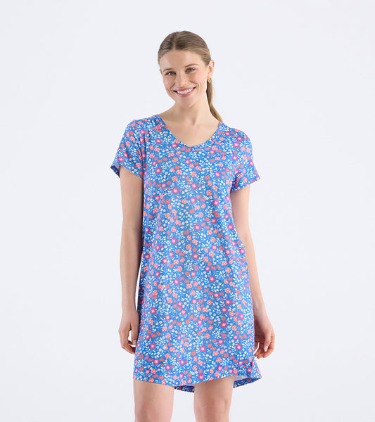 Chemise de nuit pour femme – Jardin de fleurs