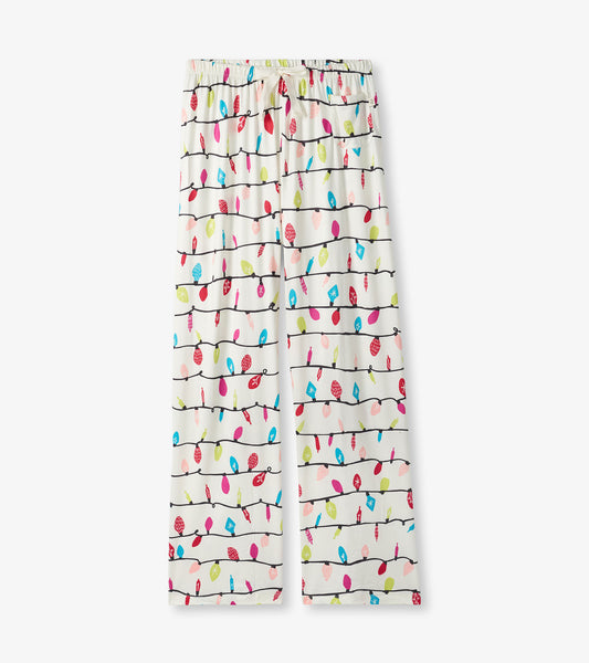 Pantalon de pyjama en tricot de polyester – Lumières boréales