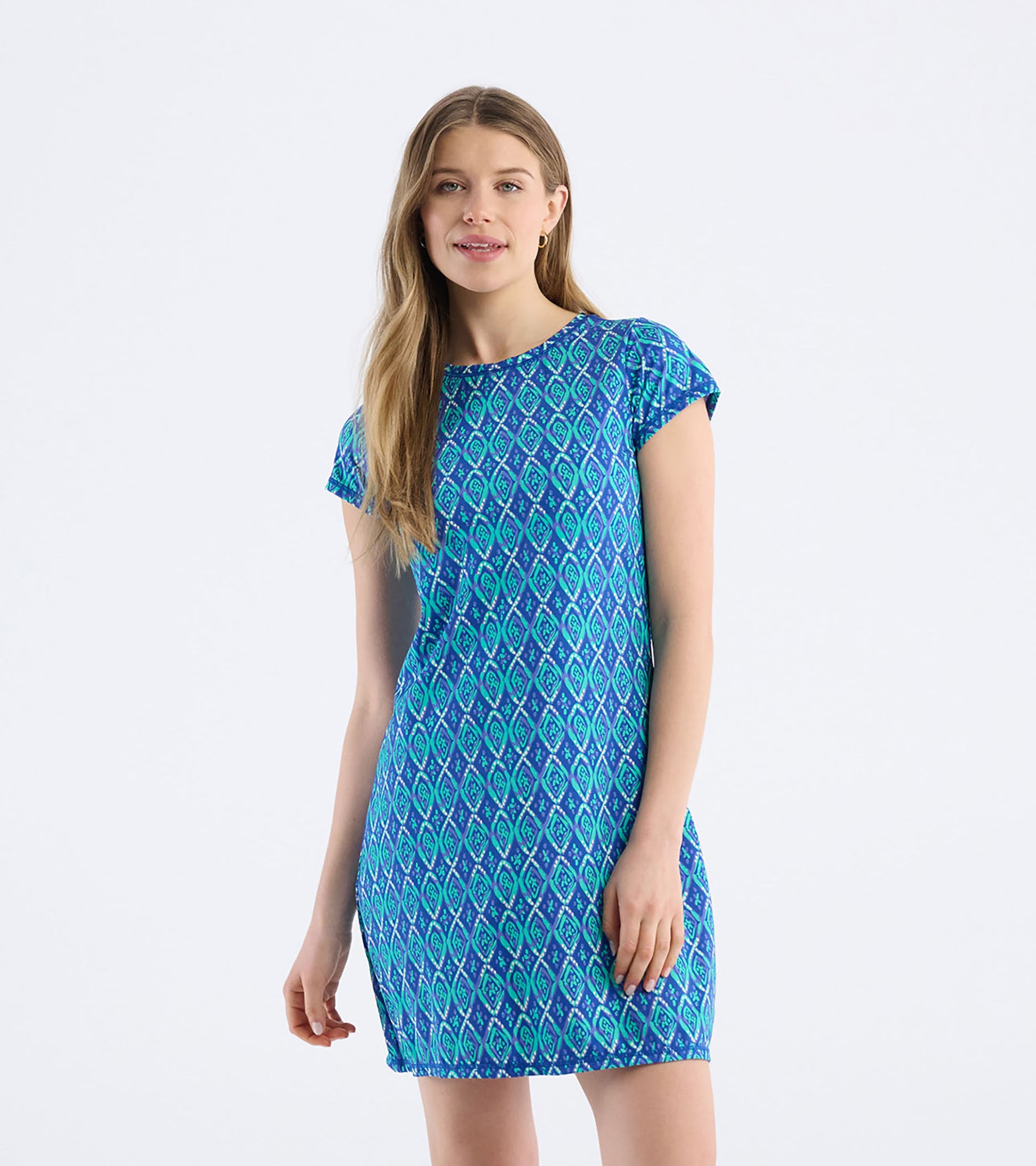 Women's Painted Diamonds T-Shirt Dress Women's Painted Diamonds T-Shirt Dress