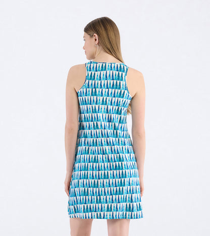 Women's Painted Triangles Summer Dress