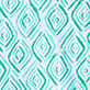 View Women's Ripples Delray Beach Tunic - Teal and white geometric diamond pattern