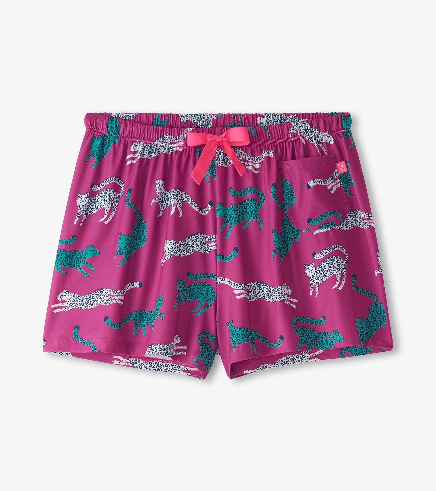 Women's Cheetah Polyknit Pajama Shorts