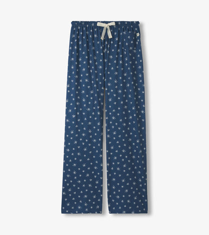 Pantalon de pyjama – Flocons de neige bleu