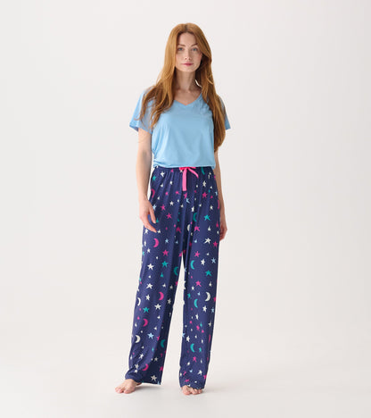 Women's Starry Night Polyknit Pajamas Pants
