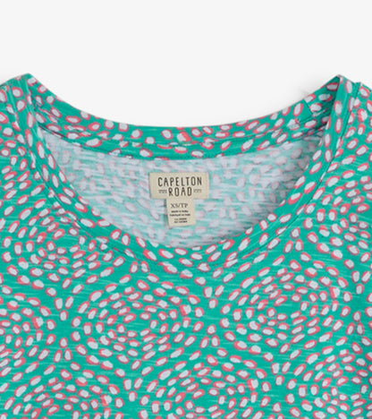 Robe t-shirt à encolure ronde – Chemin de pierres