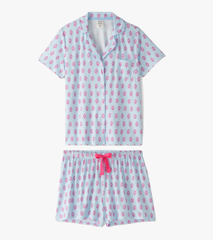 Hatley Short Pajama Set - Enchanted Garden main image 0