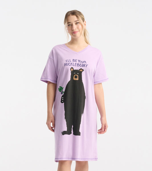 Chemise de nuit – Ours « I’ll Be Your Hucklebeary »