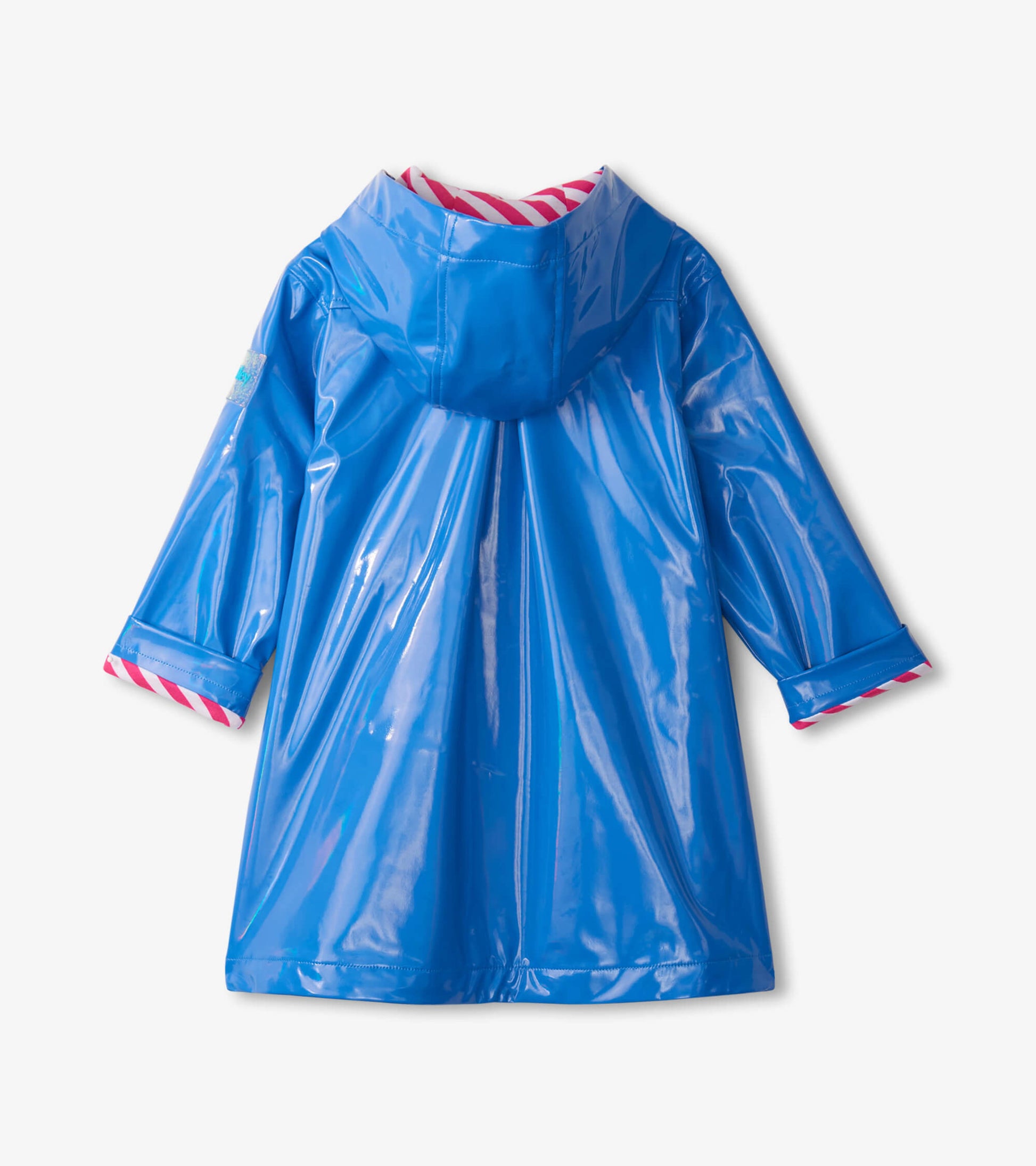 Girls Blue Glitter Swing Jacket - Main Image