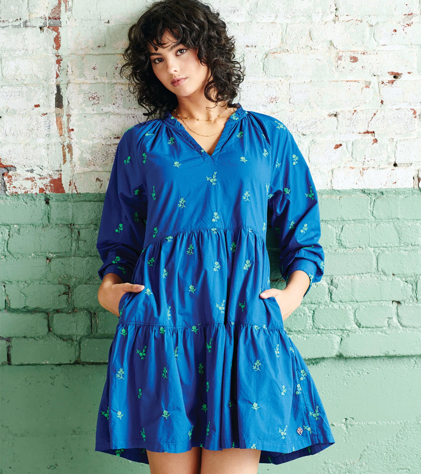 Robe à superpositions maddy – Fleurs brodées