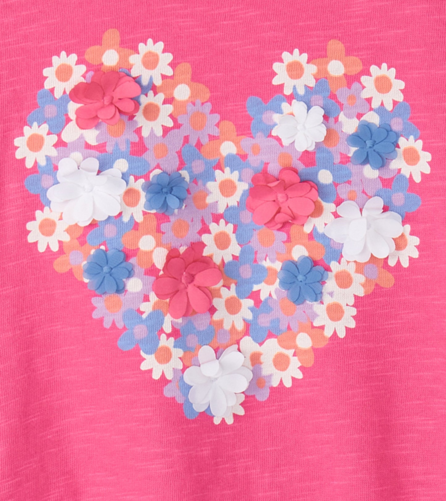 T-shirt noué sur le devant – Cœur de chiffon