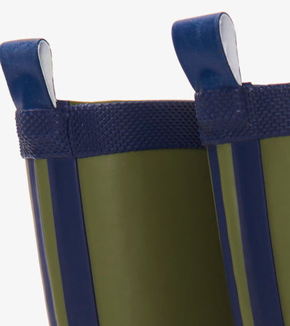Bottes de pluie au fini mat pour enfant – Vert forêt