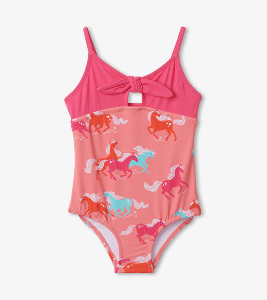 hatley Maillot de bain noué sur le devant – Cabrioles de licornes