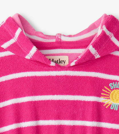 Cache-maillot en tissu éponge pour bébé – Paradis rose