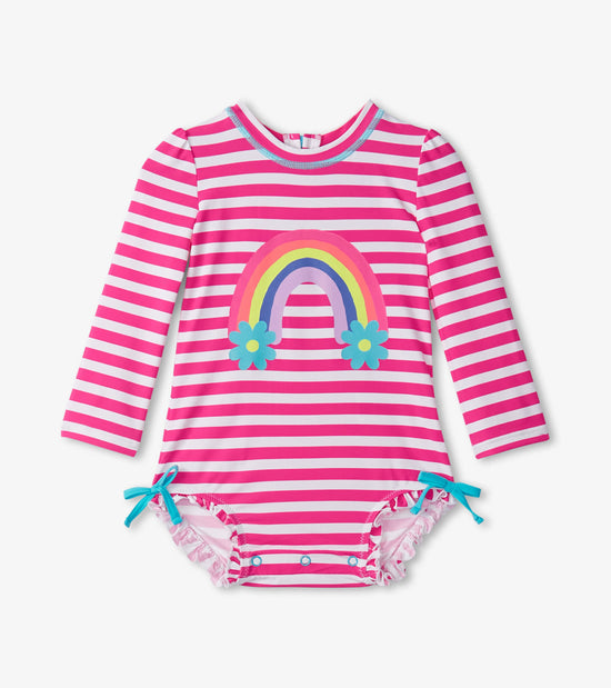 hatley Maillot protecteur une pièce pour bébé – Rayures bonbon