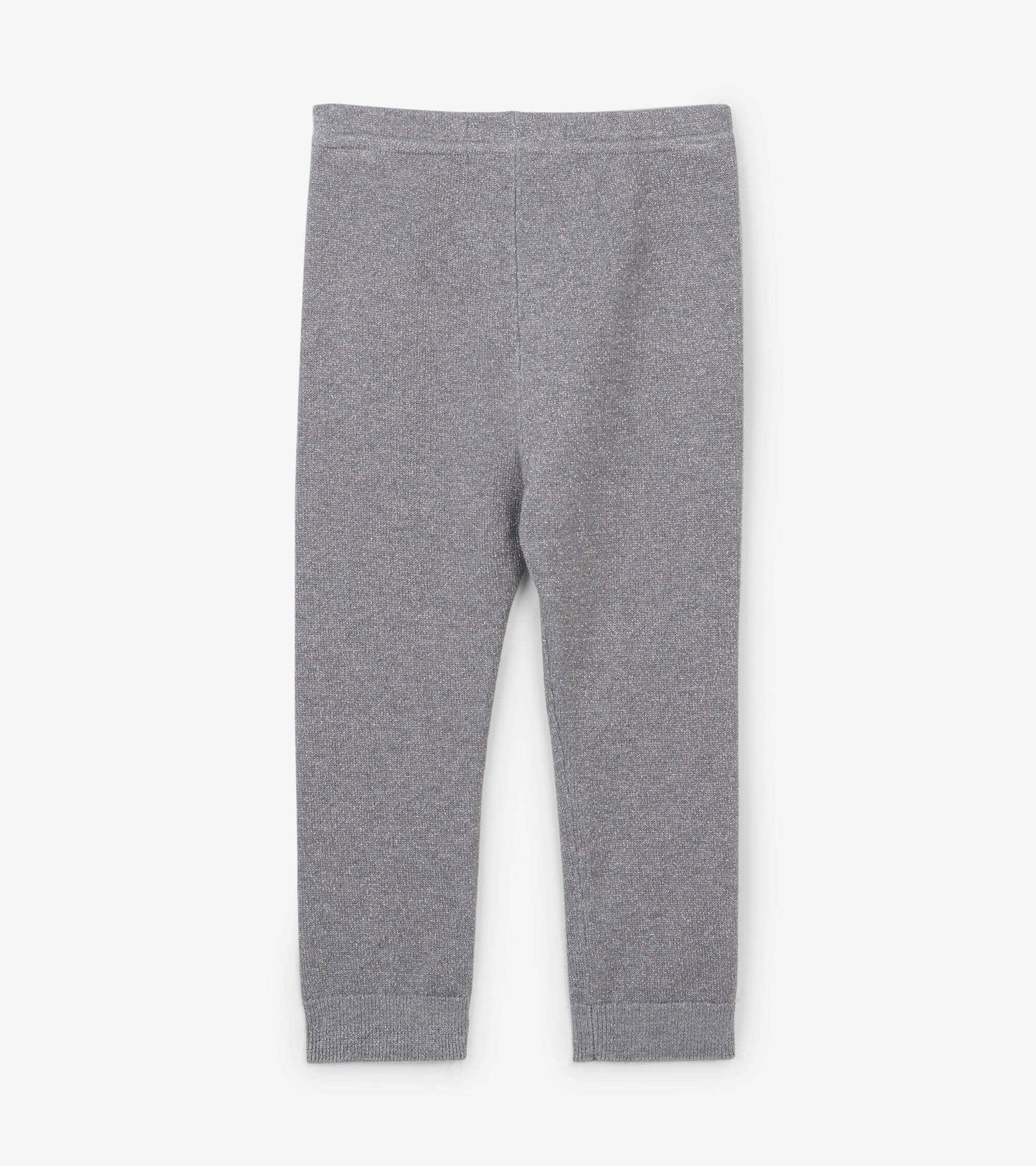 Baby Silver Glitter Cable Knit Leggings