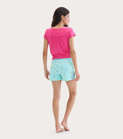 T-shirt à encolure en V pour femme – Colibri