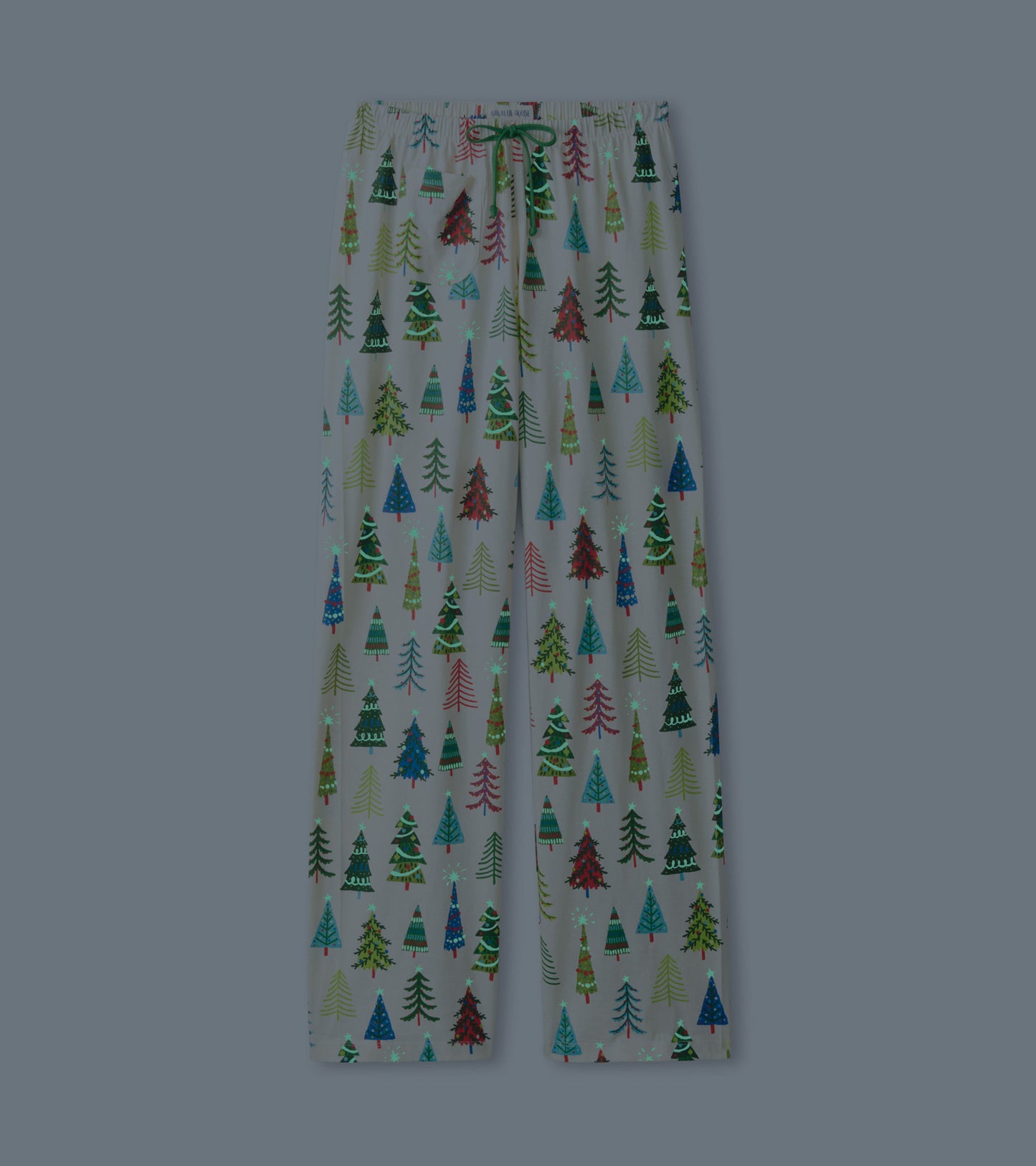 Women's Christmas Trees Cotton Pajama Pants