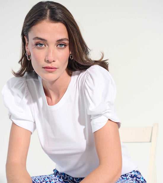 hatley T-shirt Maya – Blanc