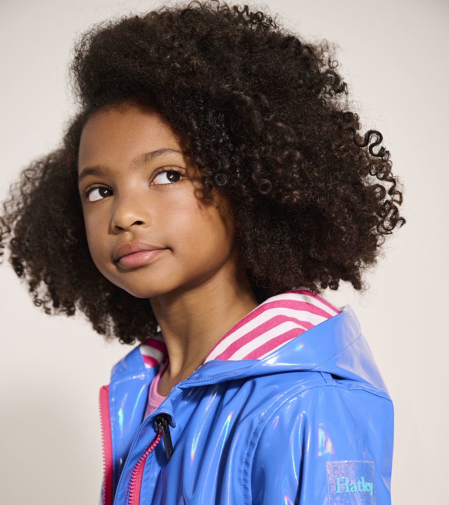 Manteau évasé – Bleu étincelant