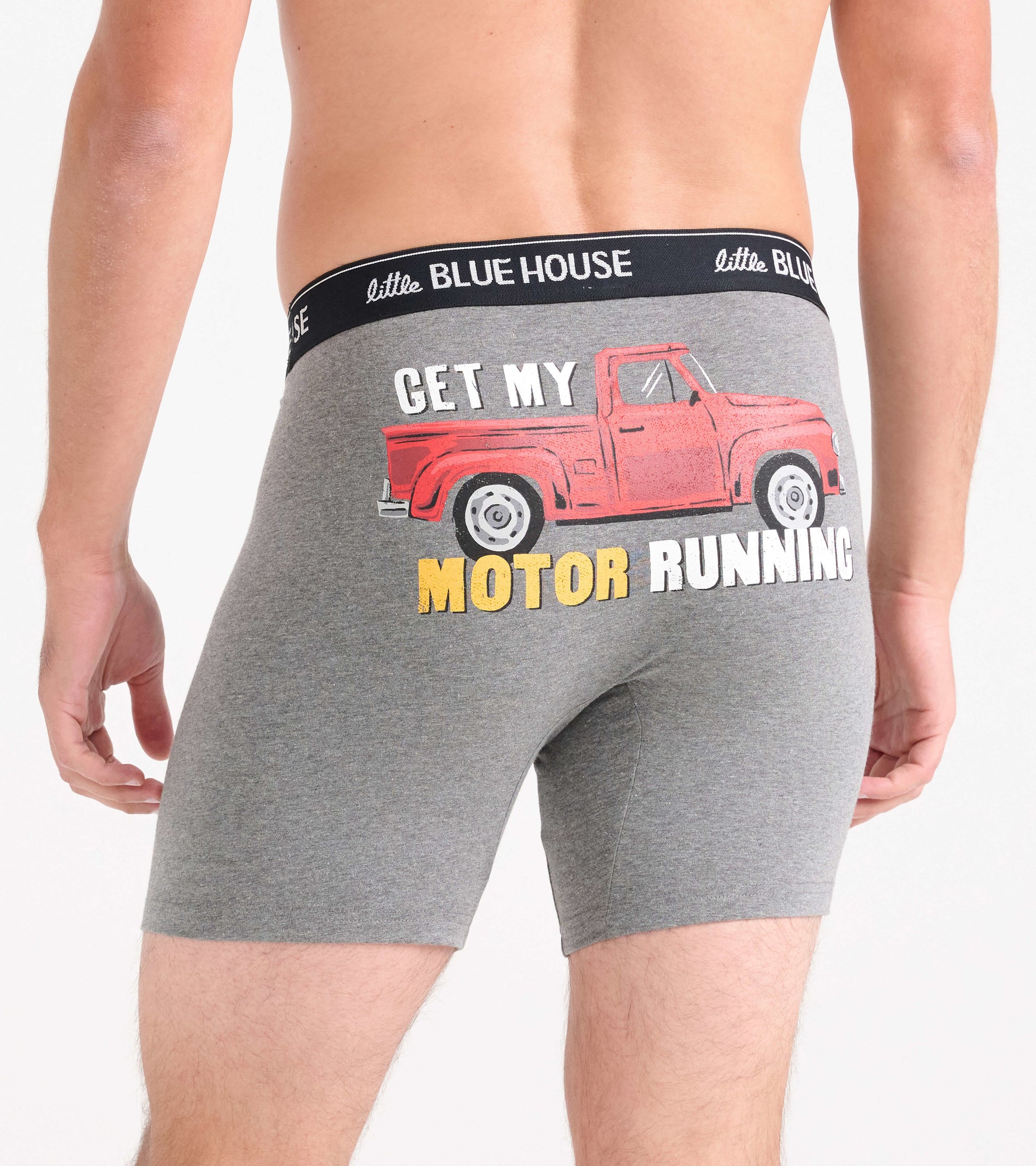Caleçon boxeur pour homme – Camionnette « get my motor running »