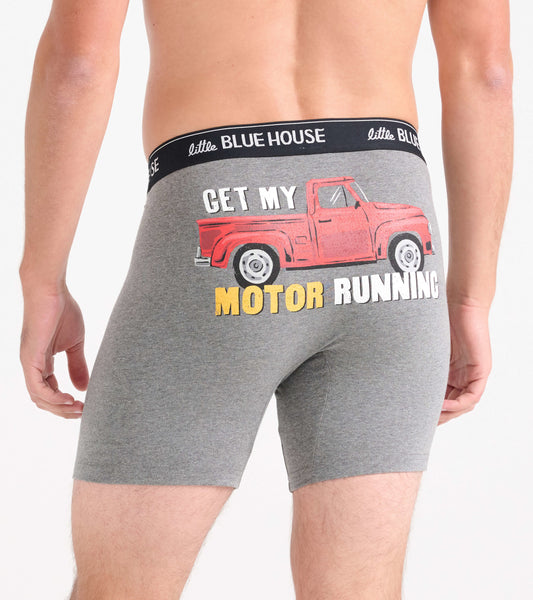 Caleçon boxeur pour homme – Camionnette « Get My Motor Running »