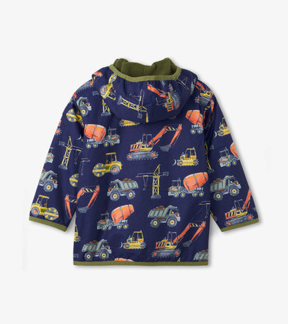 Veste de pluie en microfibre – Camions de construction