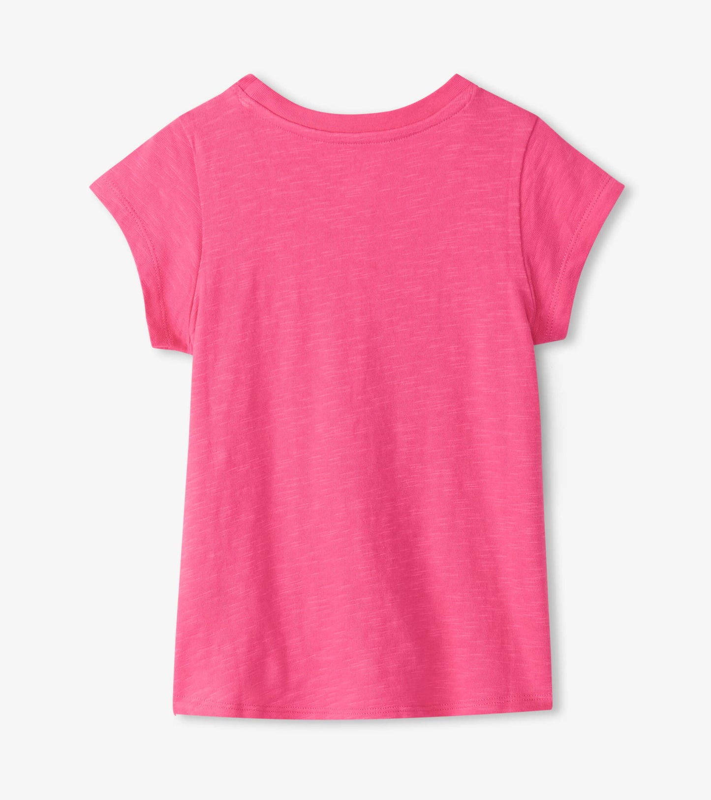 T-shirt noué sur le devant – Cœur de chiffon