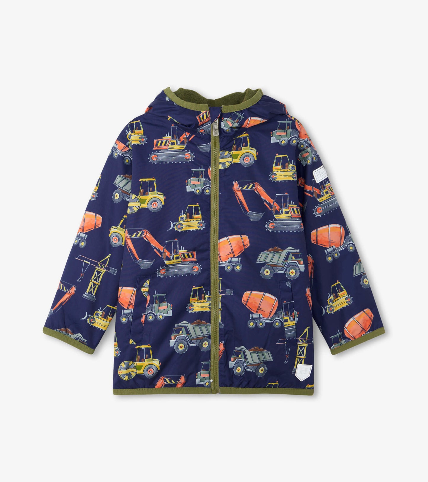 Veste de pluie en microfibre – Camions de construction