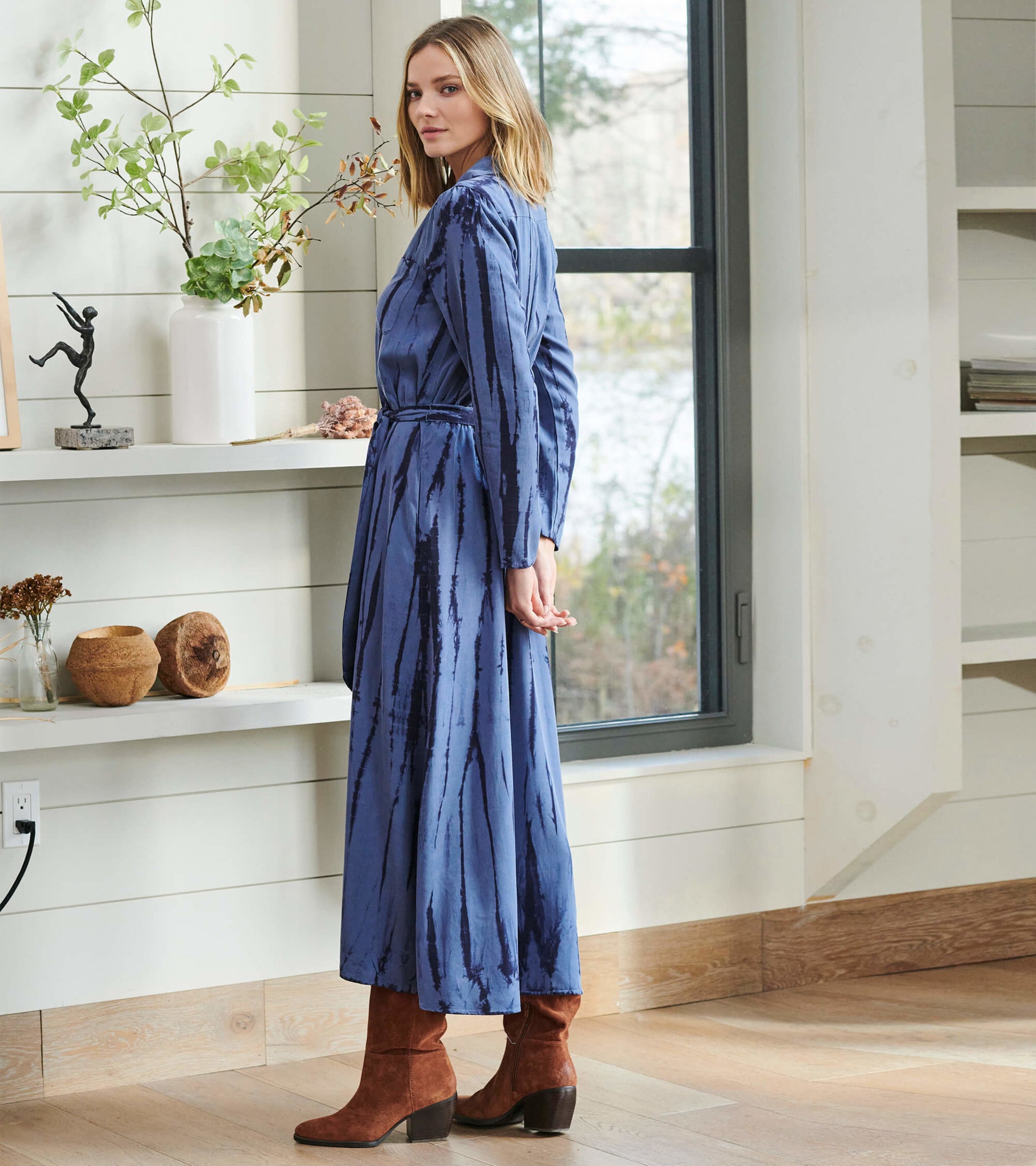 Maxi Shirt Dress - Into the Deep Maxi Shirt Dress - Into the Deep