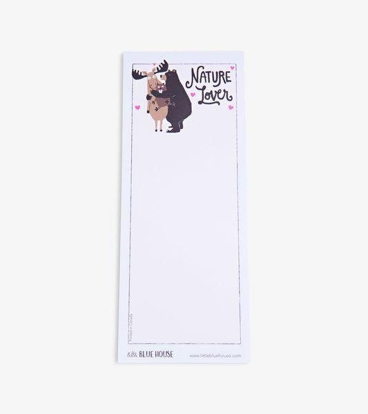 Bloc-notes aimanté – Ours & orignal « Nature Lover »