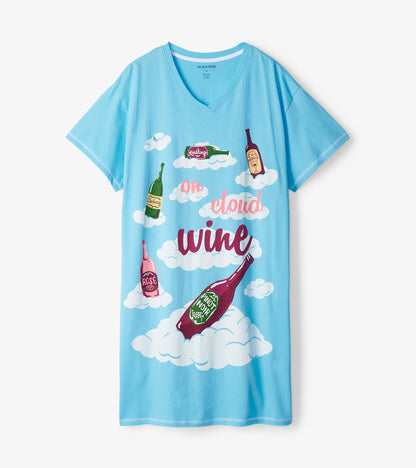 Chemise de nuit pour femme – Bouteilles de vin