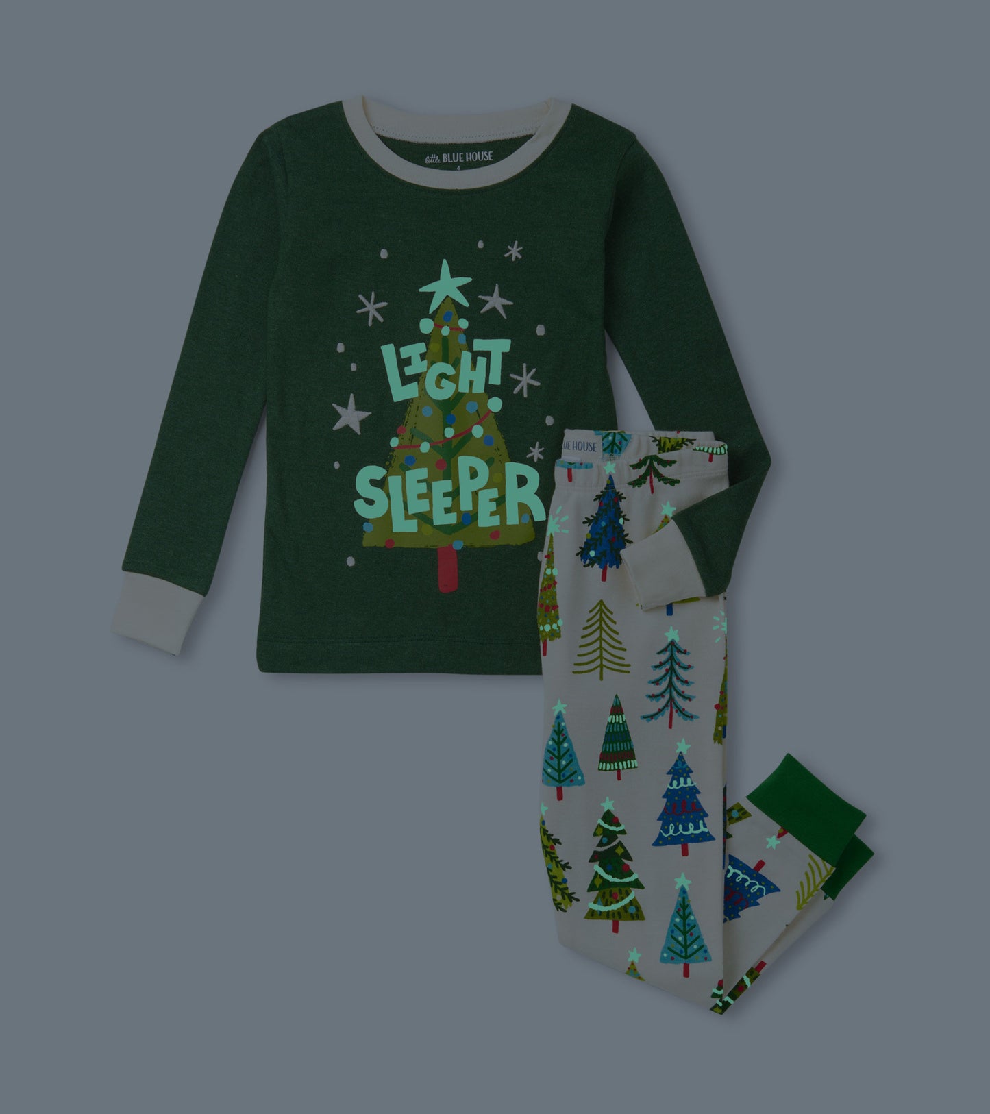 Pyjama pour enfant – Sapin de Noël « Light Sleeper »