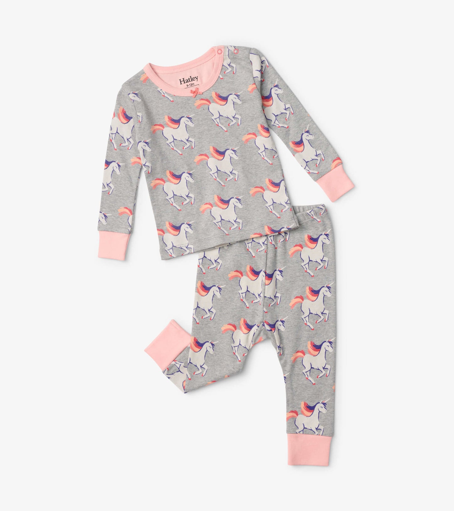 Galloping Unicorn Baby Pajama Set
