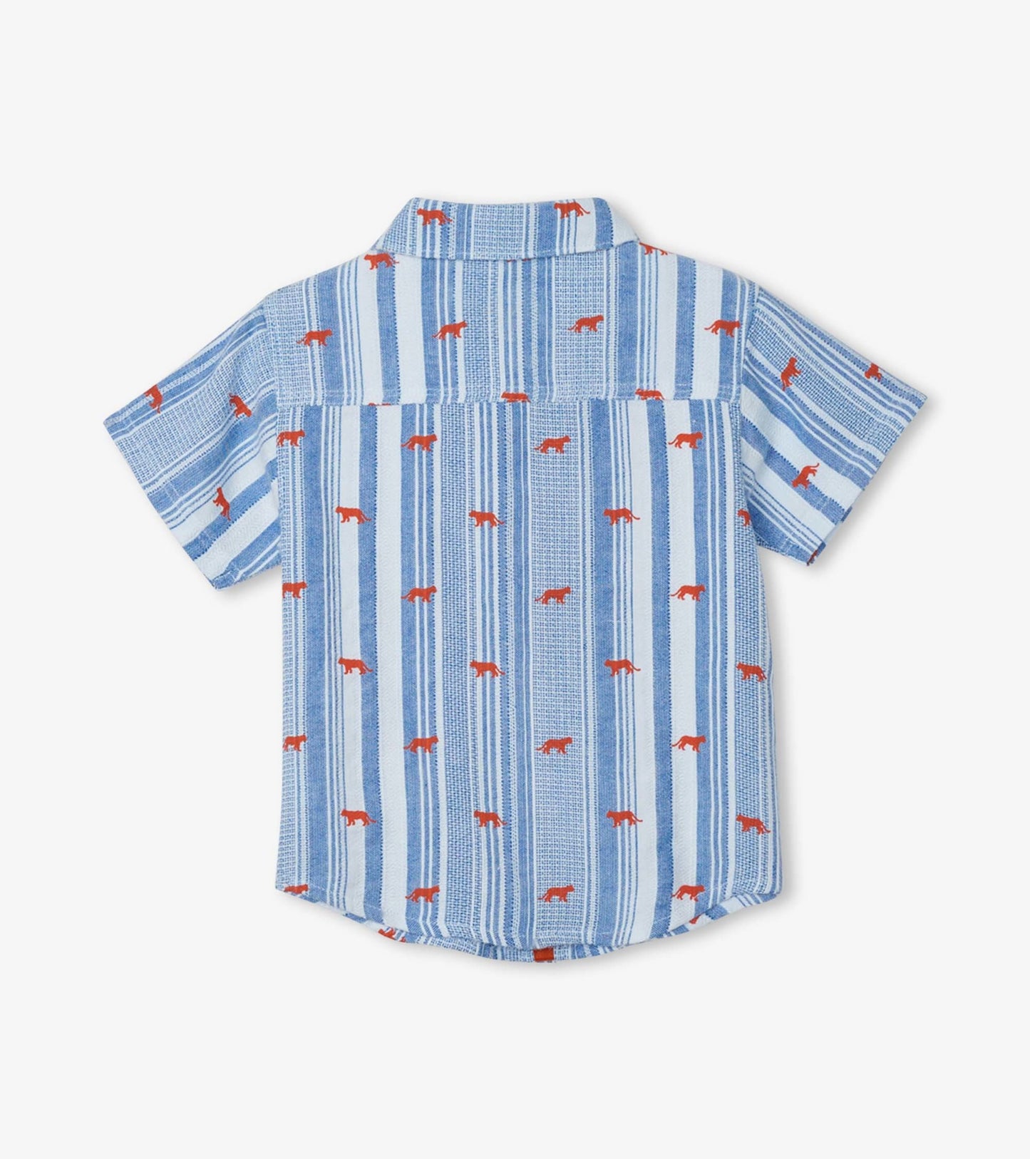 Mini Jungle Cats Baby Button Down Shirt