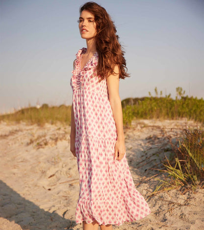 Robe mi-longue Aria – Cadrans solaires croisés