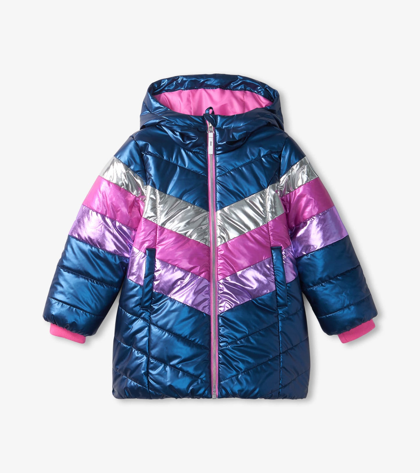 Manteau matelassé pour enfant – Arc-en-ciel scintillant