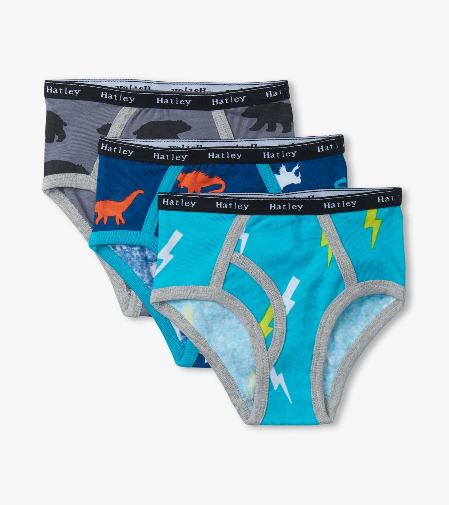 Paquet de 3 slips classiques pour garçons - Nature en silhouette