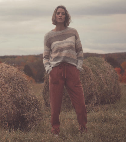 Pantalon à la cheville Jaime – Brun