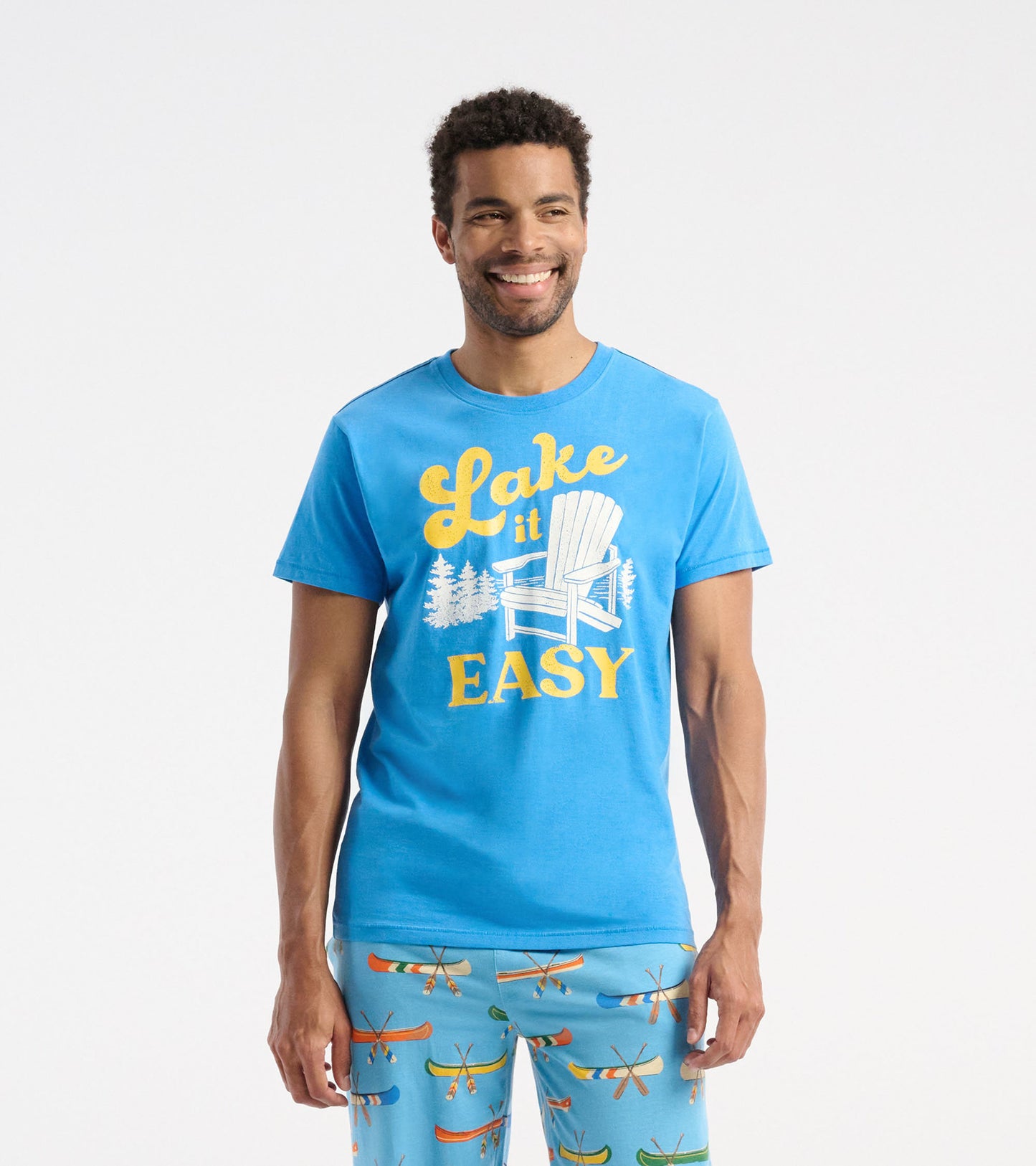 T-shirt pour homme – Fauteuil Muskoka « Lake it Easy »