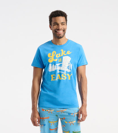 T-shirt pour homme – Fauteuil Muskoka « Lake it Easy »