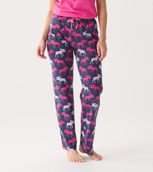 Raspberry Moose Women's Cotton Pajama Pants