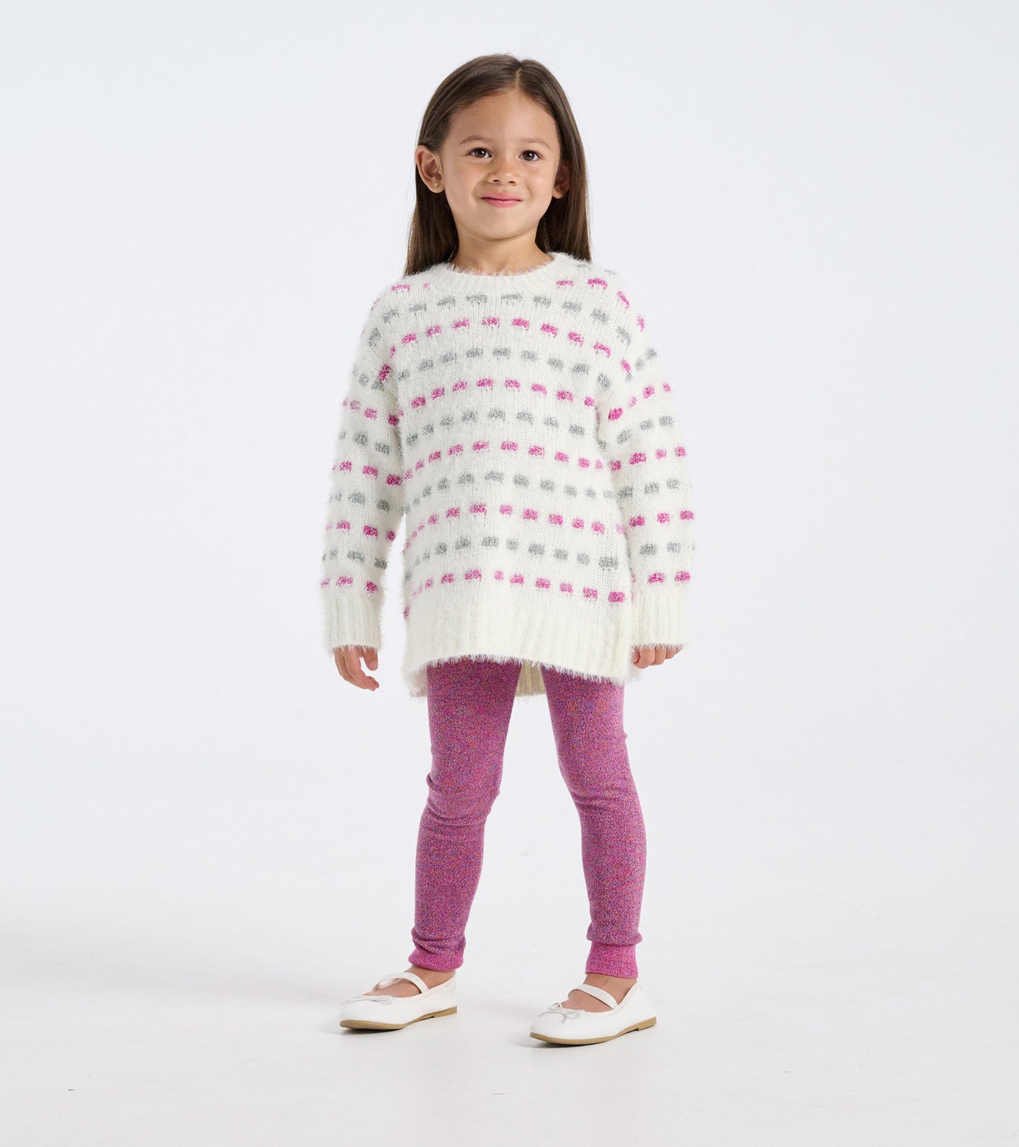 Pull tunique – Motif natté