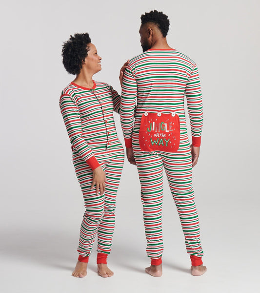 Combinaison pour adulte – Motif des fêtes « Jingle All The Way »