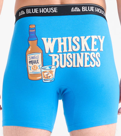 Caleçon boxeur pour homme – Whisky « Whiskey Business »