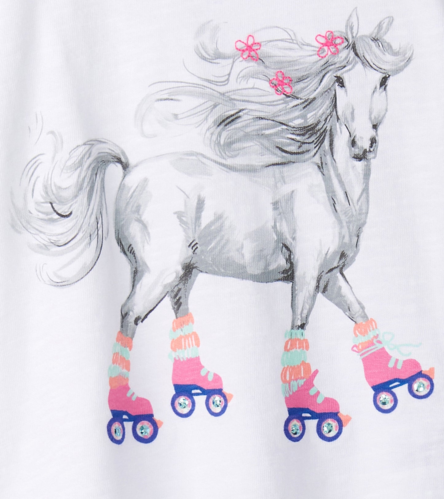 T-shirt à imprimé – Pouliche en patins