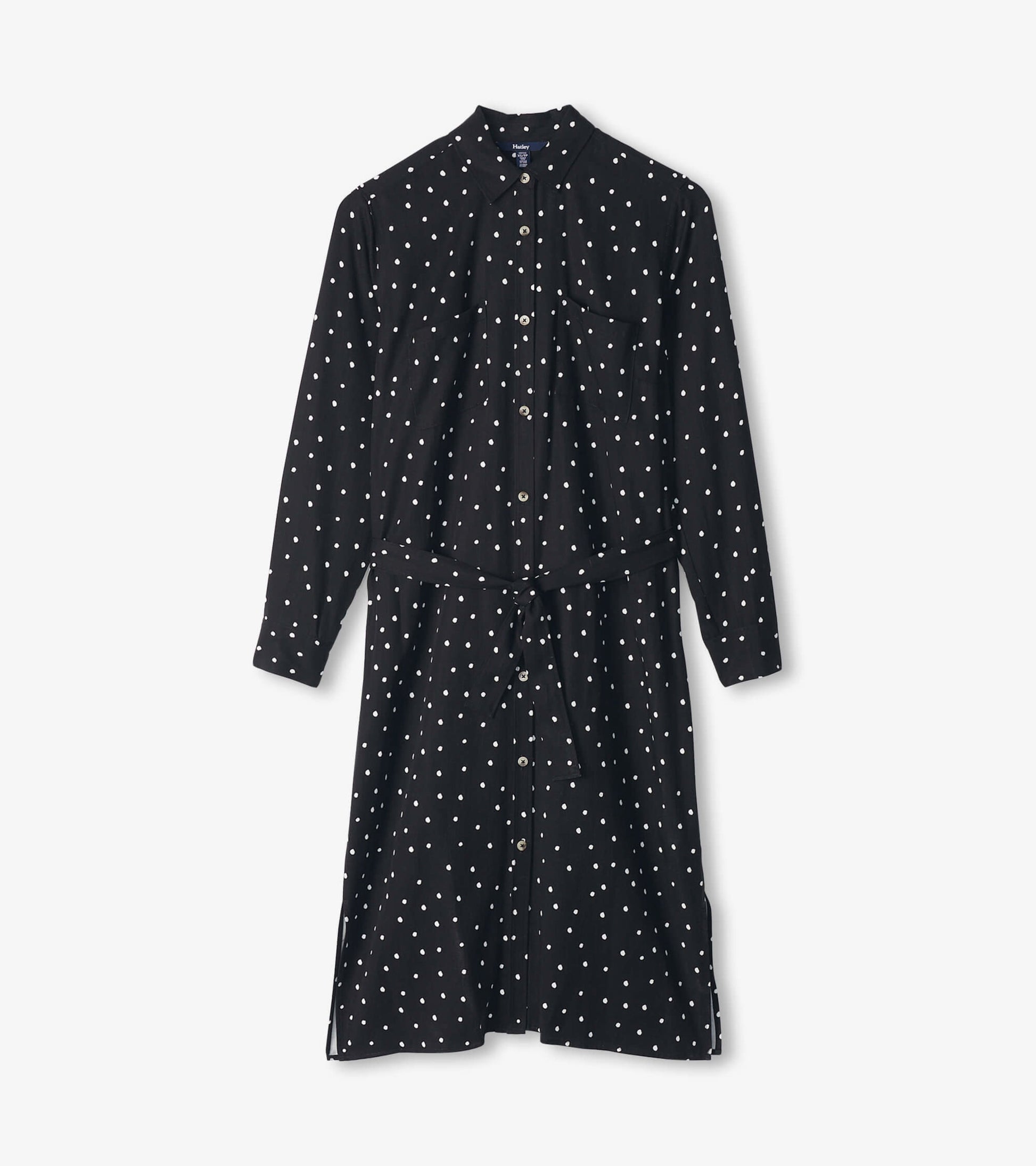 long sleeve polka dot shirt dress Womens Polka Dot V Neck Button Down Ruffles Loose Mini Short Dress Long Sleeves T-Shirt Dress (Red,M) at Amazon Women's Clothing store